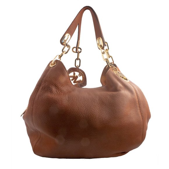 michael kors fulton leather shoulder bag